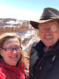 Hiking trails with snow