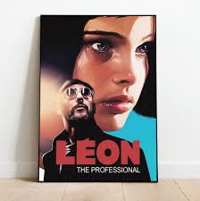 Leon: the Professional Poster, Wall Art & Home Decor, Crime Thriller Movie  Poster Gift