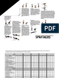 The spartacus workout plan is named after a popular television show that many of you may have either seen or heard about before. Spartacus Workout 2 0 2 And Worksheets