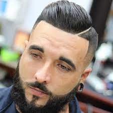 Comb Over Hard Part Line Up Beard Comb Over Fade Haircut Comb Over Fade Comb Over Haircut