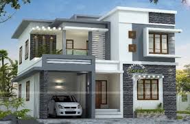 You may see both horizontally and vertically placed windows on the same home. Two Storey Modern Villa With Open House Design House And Decors