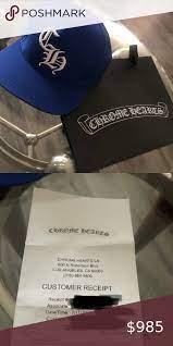 Chrome Hearts Dodgers Blue Hat Chrome Hearts Blue Hat Heart Accessories