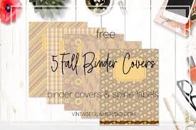 Jul 24, 2021 · notebook binder spine labels free printable. 5 Free Fall Binder Cover Printables