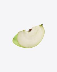 download green apple slice transparent png on yellow images 360 green apple slice transparent png