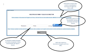Check spelling or type a new query. Registro De Firma Y Sello De Director