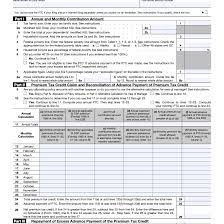However, the form itself is just one page and has only five steps. Form 8962 Premium Tax Credit Definition