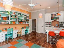 It has all essential elements like drawers, notes holder, and a tabletop. Kids Study Room 18 Home Study Rooms Study Room Kids Homeschool Room Design