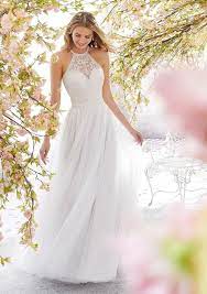 Brautkleider der firma mori lee können auch sehr bunt ausfallen und die auswahl ist einfach riesig.bis zu kleidergröße 64 sind brautkleider bilder von brautkleider des hersteller morilee. Mori Lee 6898 Leilani Kleid Madamebridal Com Adela Marry Kleider Hochzeit Neckholder Brautkleid Hochzeit Kleidung