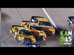 A uniden nascar scanner is a radio that can automatically scan frequencies for nascar and other automobile races. Drivers Go Three Wide On Kansas Restart Youtube