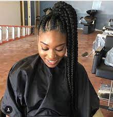 Braids Braided Ponytail Hairstyles Cornrow Hairstyles Hair Styles