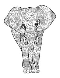 Ausmalbilder erwachsene elefant / malvorlage elefant mandala | coloring and malvorlagan : Pin On Animals