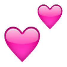 Two Hearts Emoji U 1f495 U E327 Coracao Rosa Artes E Oficios Emoji