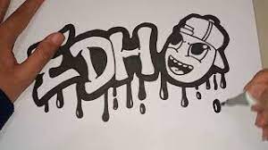 Update 150 contoh gambar grafiti tulisan nama a sampai z. Grafity Keren Nama Edho Hitam Putih Youtube