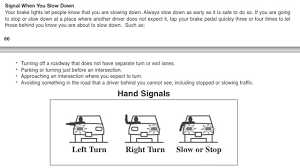 Place a fist or the back of your open hand on the small of your back. Ct Driver S Manual Hand Signals P 67 Of The Connecticut S Flickr