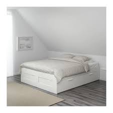 Brimnes Agykeret Taroloval Feher 160x200 Cm Ikea Bed Frame With Storage Bed Storage Drawers Brimnes Bed