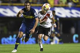 Check our unique algorithm to predict the meetting between boca juniors vs santos fc click here for all our free predictions and game analysis. Rafael Santos Borre Carlos Izquierdoz Rafael Santos Borre Photos Boca Juniors Vs River Plate Superliga 2018 19 Zimbio