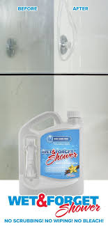 Never Scrub Your Shower Again Wet Forget Shower Cleaner Takes The Hard Work Out Of Cleaning Your Shower Cleaner Household Cleaning Tips House Cleaning Tips
