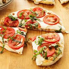 Tomato Basil And Fresh Mozzarella Pizza Recipe Mozzarella Pizza Grilled Pizza Recipes Recipes