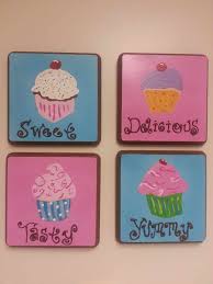 Cupcake Wall Hangings Cupcake Kitchen Decor Cupcake Kitchen Theme Cupcake Bedroom