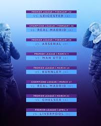 La machine haaland, le mur mendy : Manchester City Run Of Fixtures In 2020 Manchester City Burnley Real Madrid