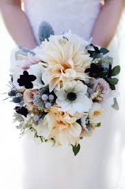 Pair them with white roses or deep purple flowers to create a beautiful bridal bouquet. 25 Dahlia Wedding Bouquet Ideas For Wedding Flower Trends 2019 Hi Miss Puff