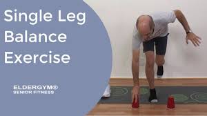 Improve Your Balance With The Single Leg Stance Senior Balance Training Balance Exercises Youtube Balance Exercises Senior Fitness Exercise