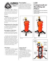 It is important to refer to your. Cpf Compressed Air Breathing Air Filters Clemco Industries Pdf Catalogs Technical Documentation Brochure