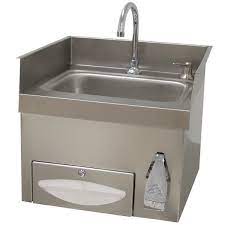 4.2 out of 5 stars 43. Advance Tabco 7 Ps 43 Countertop Hand Sink With Deck Mount Faucet Knee Valve Operation Paper Towel Dispenser And Soap Dispenser