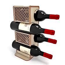 Wooden wine bottle puzzle plans. Wine Rack Vector Novocom Top