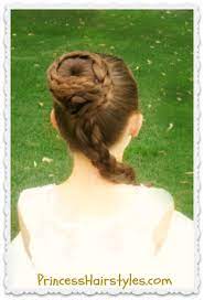 Princess Leia Hairstyle Spiral Braid Bun Star Wars Inspired Princess Leia Hair Princess Leia Hair Tutorial Star Wars Hair