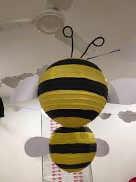 Paper Lantern Bumble Bee Bee Themed Classroom Bee Classroom Decor Bee Classroom