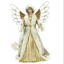 Black Angel Christmas Tree Topper Walmart Christmas Ltd 16 Gold Satin Dress Angel Tree Topper Walmart Com Angel Tree Topper Gold Satin Dress Tree Toppers