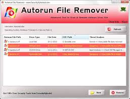 Free Autorun Virus File Analysis Removal Tool