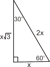 The calculator solves the triangle specified by three of its properties. 5 30 60 90 Triangles Geometry15a