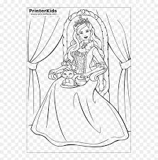How to use your princess coloring page printables. Barbie Princess And The Pauper Coloring Pages Hd Png Download Vhv