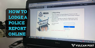 How To Lodge A Police Report Online For Non Criminal Cases In M Sia
