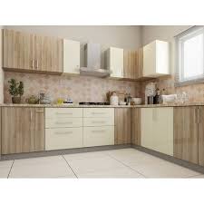So how long does each part of the l need to be to include part of the. L Shape Wooden L Shaped Kitchen Kitchen Cabinets Rs 900 Square Feet Id 21309570488