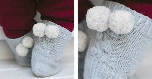 Free beautiful basic socks for babies everyone loves to knit. Snowberry Knitted Baby Socks Free Knitting Pattern