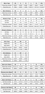 Sub Sports Size Guide