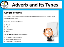 It is usually placed after the main verb or after the object. Adverb And Its Types Pdf Download Pdf Of All Kinds Of Adverb Vocabulary Point
