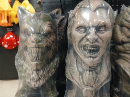 Wolfman and Dracula ..24.99 a piece at spirit.. And Medusa..foam bust