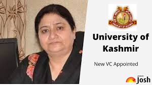 Professor Nilofer Khan appointed as new VC of University of Kashmir