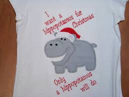 All I Want For Christmas Is A Hippopotamus T Shirt By Playpatch Boys Christmas Shirt Boys Christmas Christmas Girl