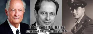 Remembering Robert D. Hales who was a member of the quorum of the twelve  apostles in the Church of Jesus Christ of Latter Day Saints, who passed  away earlier today while in