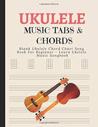 Blank Ukulele Chord Chart Song Book For Beginner Learn