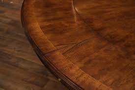 The legs and top panels could roughly double (or more) that figure, depending on the material grade, thus bringing my total estimated project cost to between $800 and $1200. Expandable Round Walnut Dining Table Formal Traditional