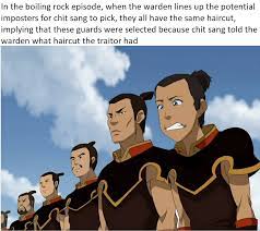 Of course Chit Sang didn't plan on betraying Sokka but I always wondered  why the other random guards were selected. : r/TheLastAirbender