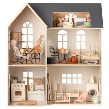 Maileg Grosses Puppenhaus Aus Holz Puppenhaus Holz Puppenhaus Grosses Puppenhaus