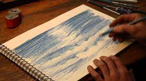 Just like in a photo, these ephemeral, colored backgrounds lend a sense of space to a colored pencil portrait that might otherwise be lacking. Free Tutorials On How To Draw Water With Prismacolor Pencil Youtube