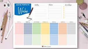 Blog über office programme mit vielen word, excel und powerpoint tutorials und vorlagen. Word Kostenlose Wochenplaner Vorlagen Office Lernen Com